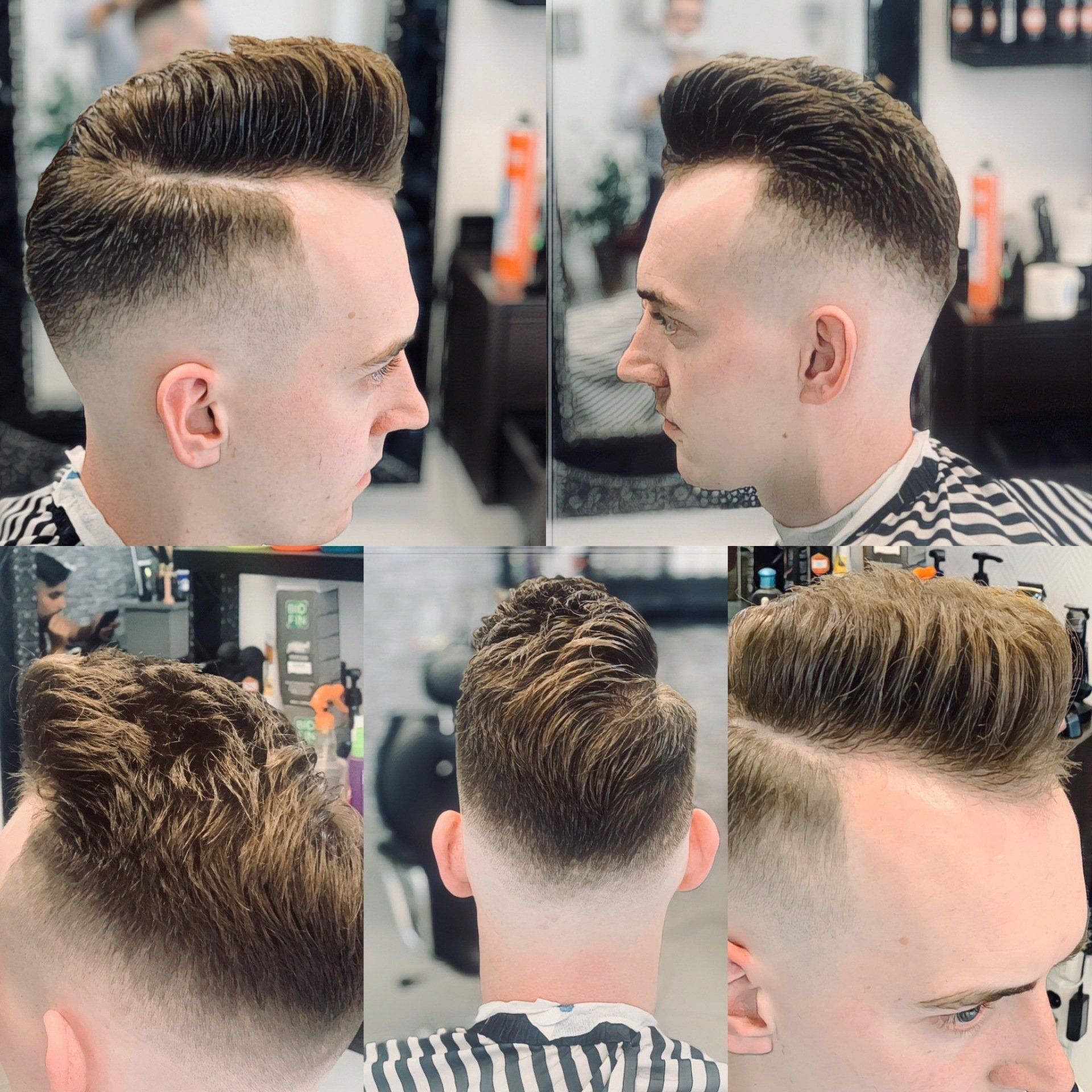 Nieuw kapsel voor tevreden klant