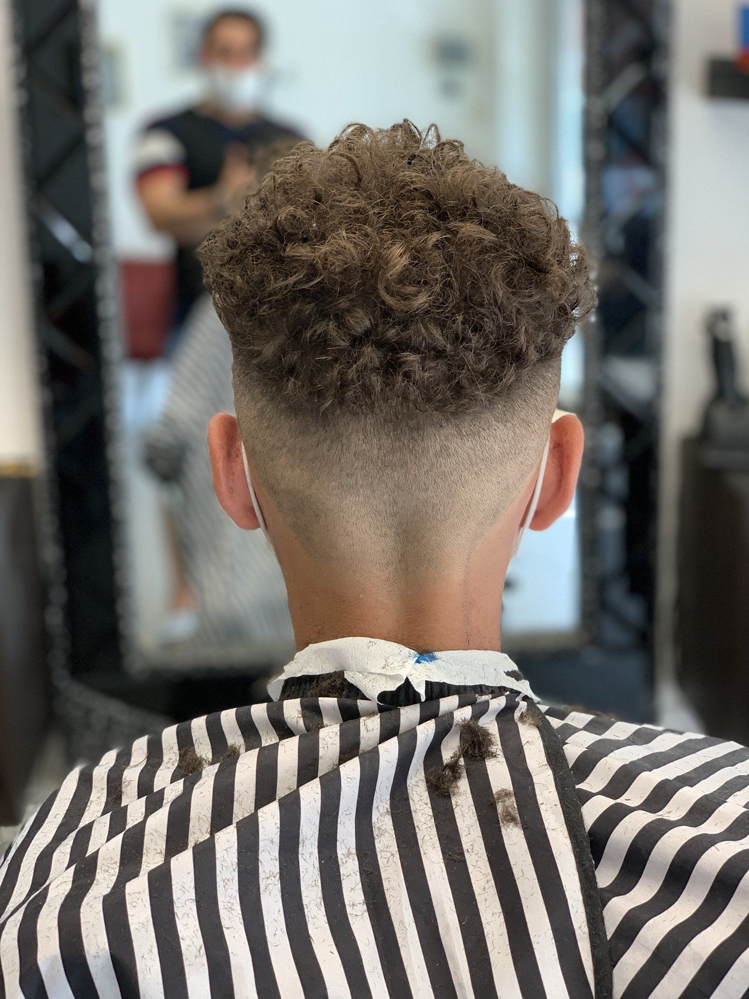 Mooi opgeschoren achterhoofd