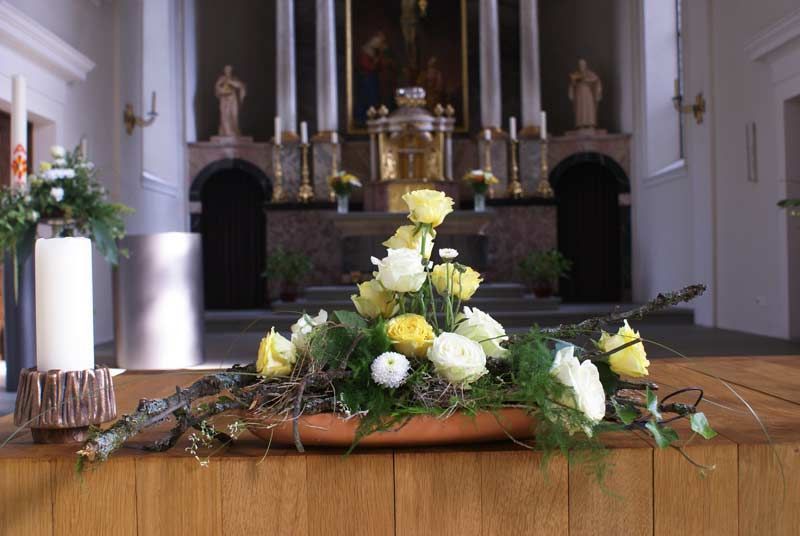 Hochzeitsblumen, Foto der Gärtnerei Luthiger AG