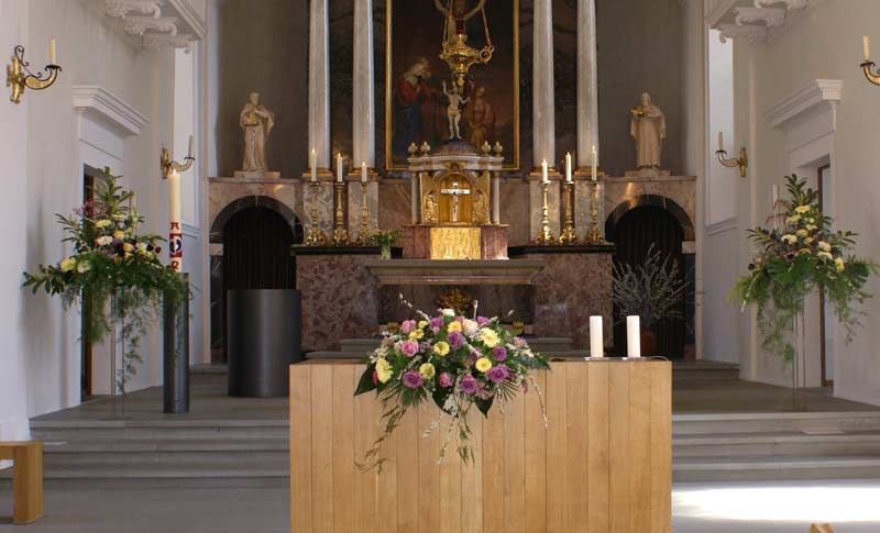 Hochzeitsblumen, Foto der Gärtnerei Luthiger AG