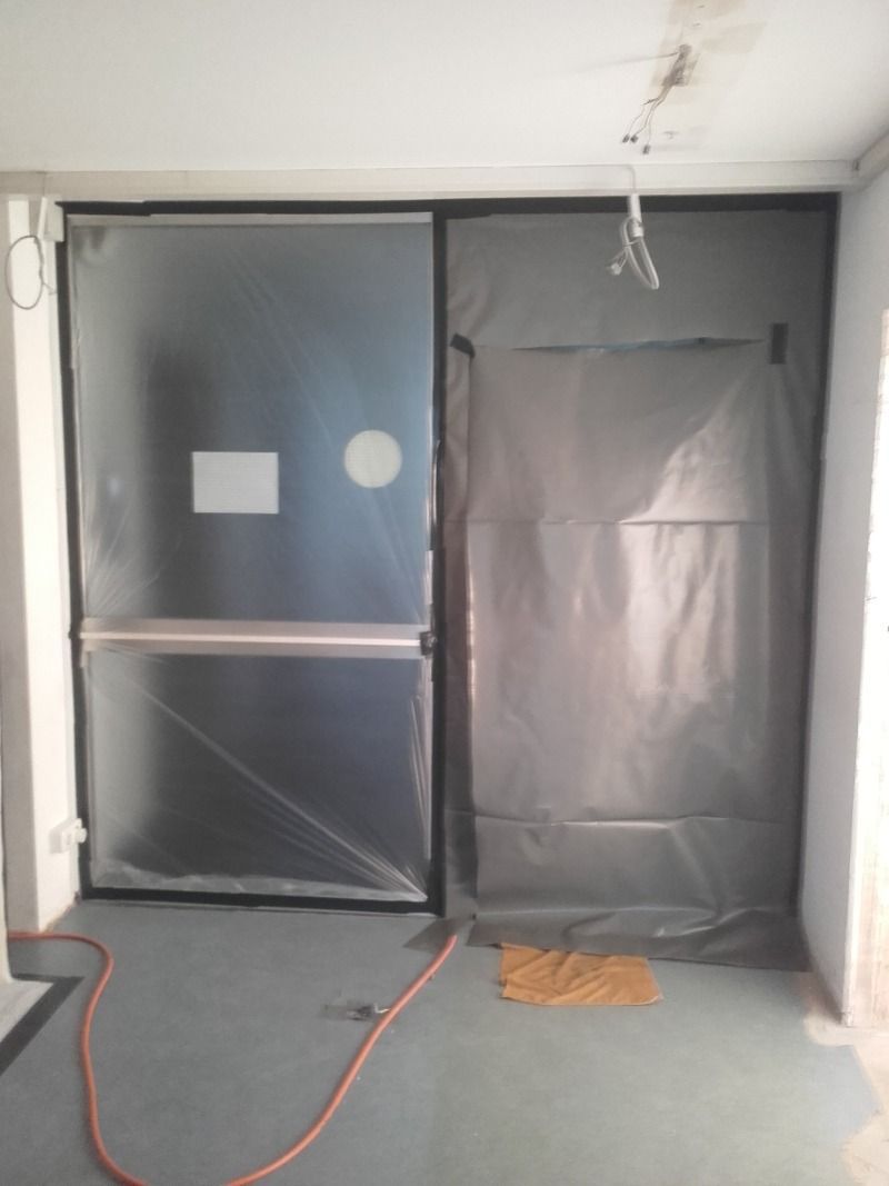 Kammern bei Asbestsanierung