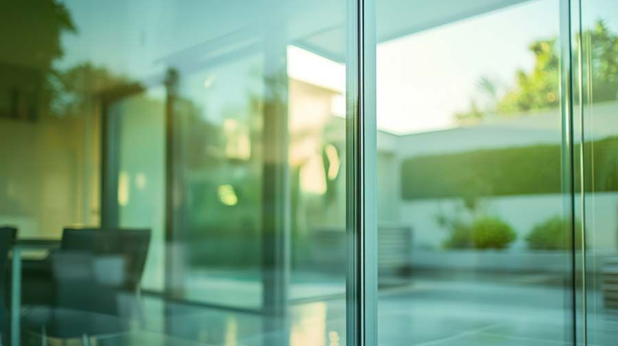 Un intérieur lumineux avec des vitres propres
