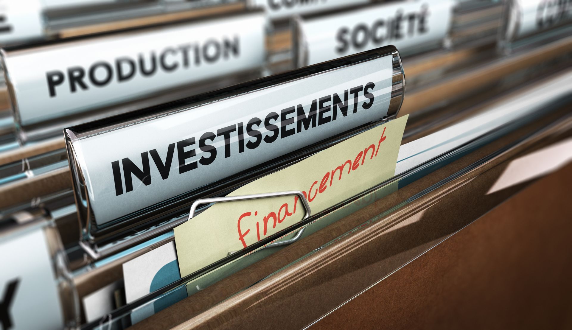Un organisateur de documents d'entreprise.