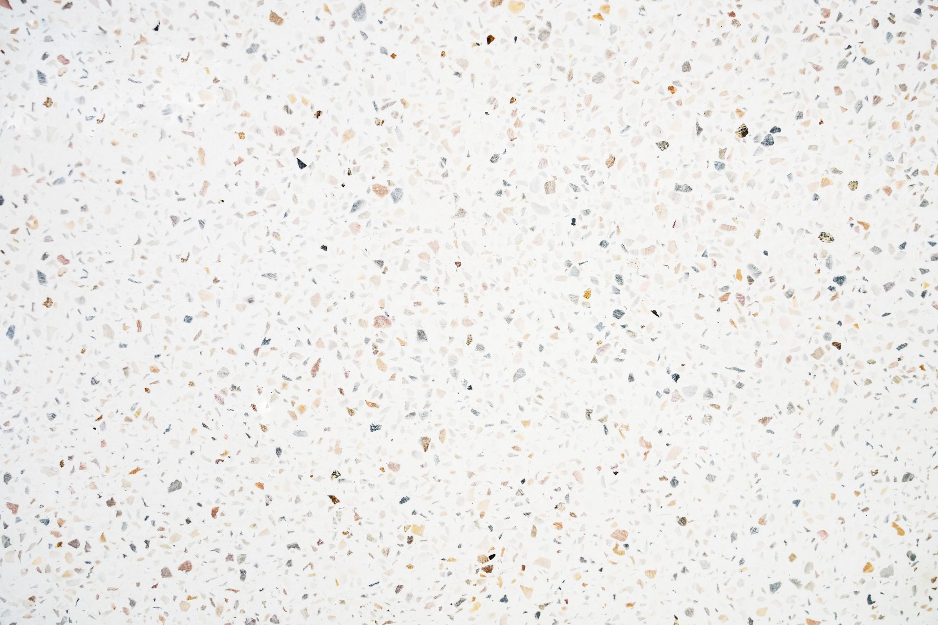 Focus sur matière terrazzo