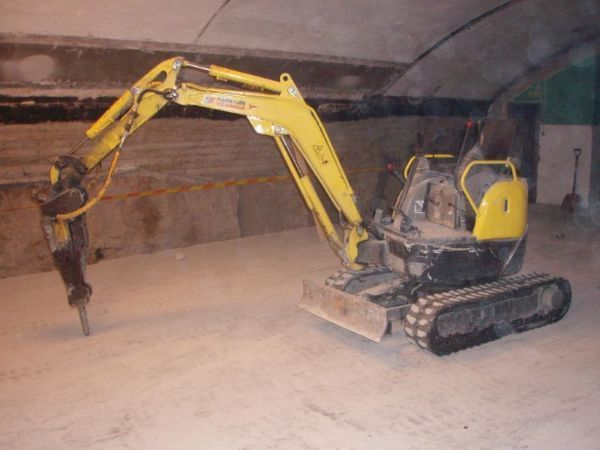  timanttiporausta koneella
