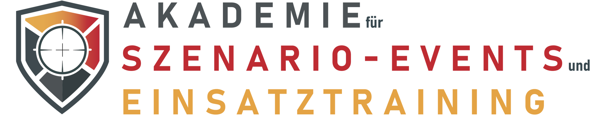 Logo of ASE GmbH: a shield with a target design and text reading