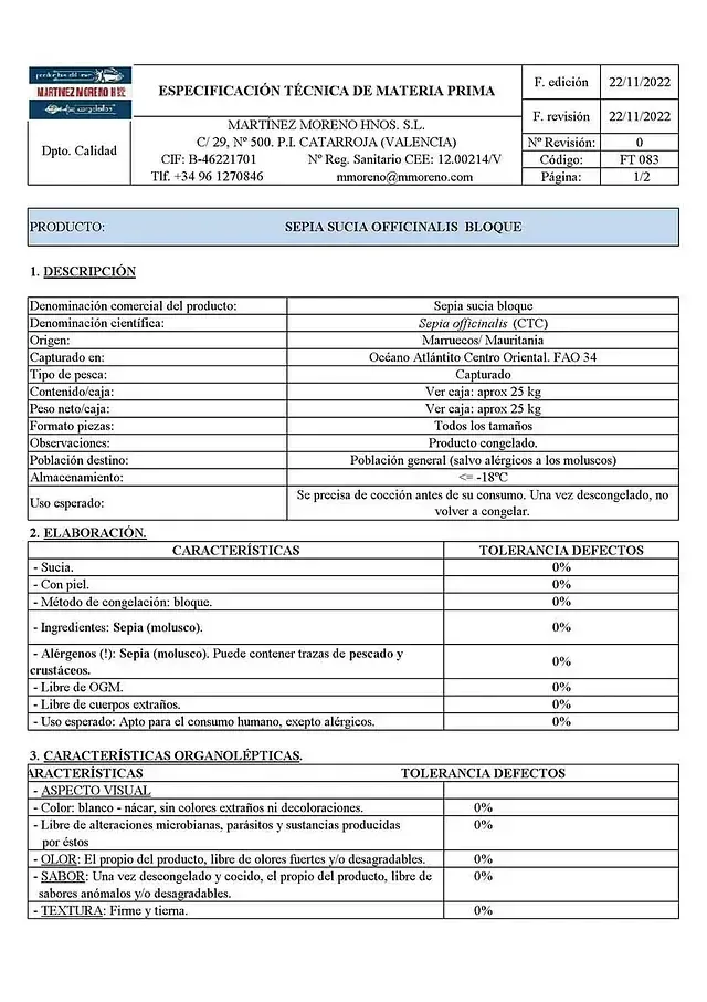 Una hoja de papel con mucha información