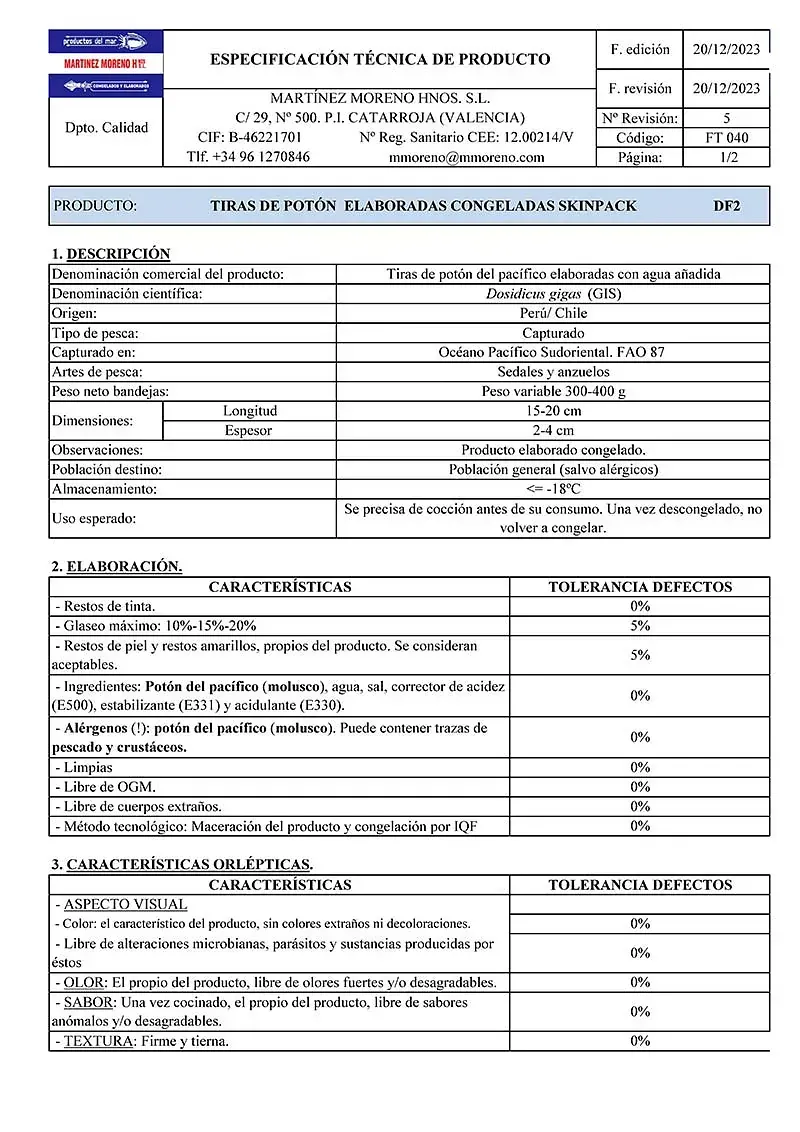 Una hoja de papel con mucha información