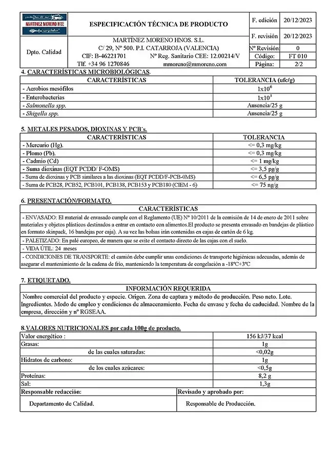 Una hoja de papel blanca con mucha información.