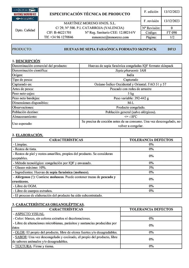 Una hoja de papel blanca con mucha información.