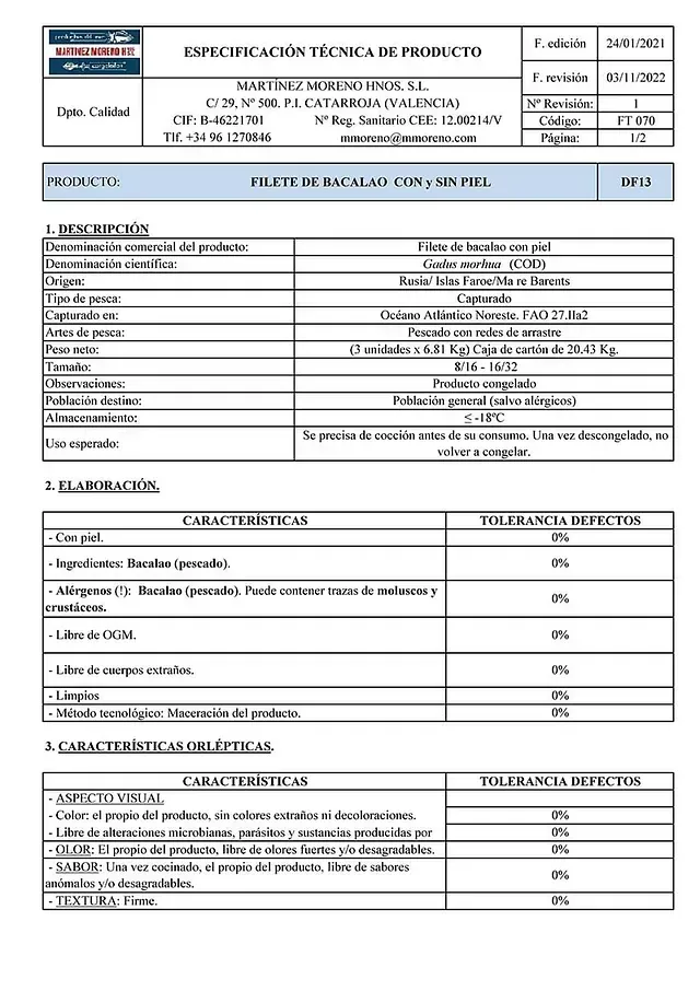 Una hoja de papel con mucha información