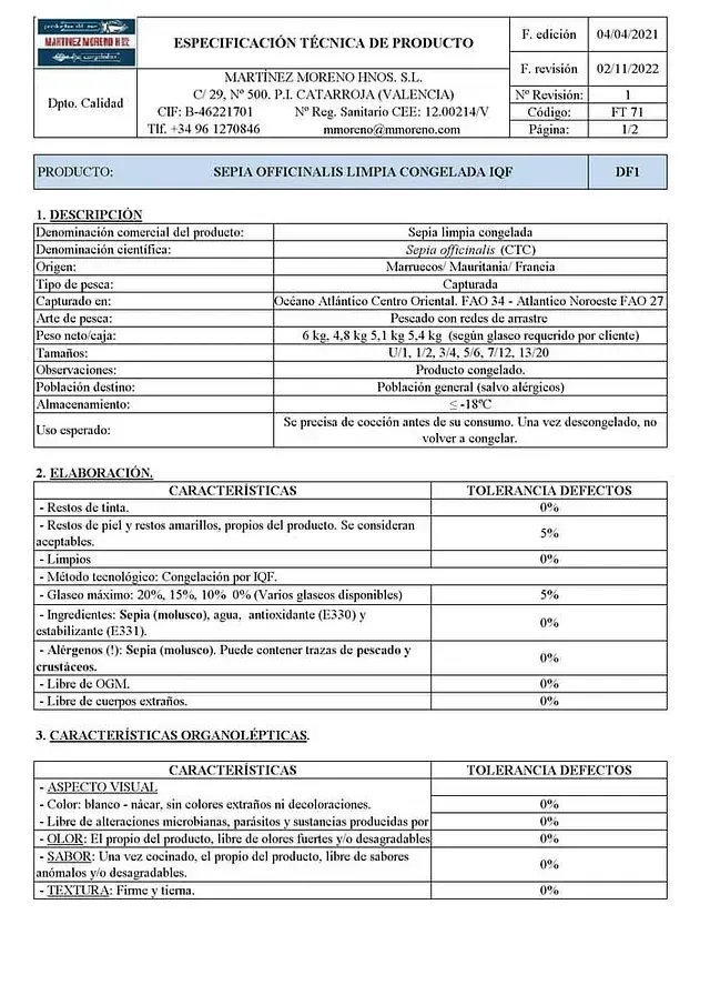 Una hoja de papel con mucha información