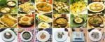 Un collage de imágenes de diferentes tipos de comida.