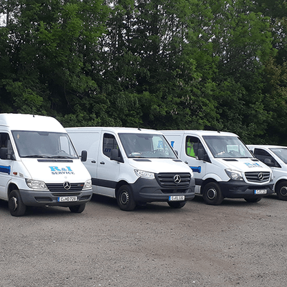 Rohrreinigungs- & Inspektionsservice R&I Service Felber – Fahrzeugflotte