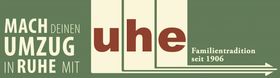 Ein grünes Schild mit der Aufschrift mach deinen Umzug in ruhe mit uhe