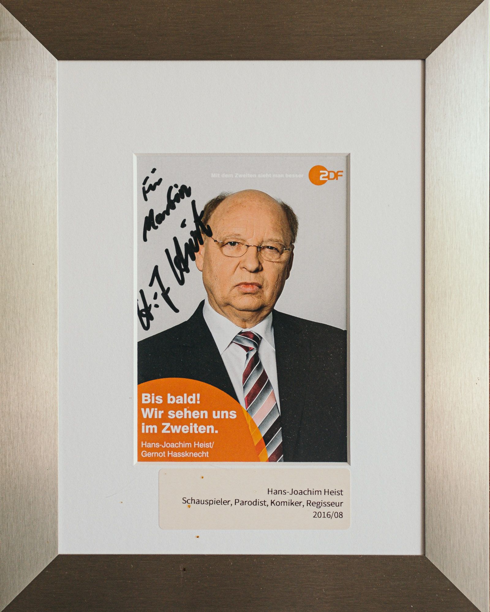 Autogramm Hans-Joachim Heist