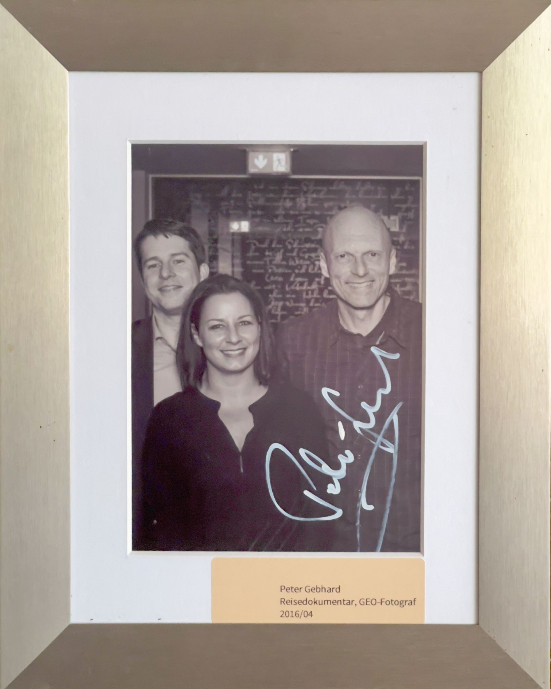 Autogramm Peter Gebhard