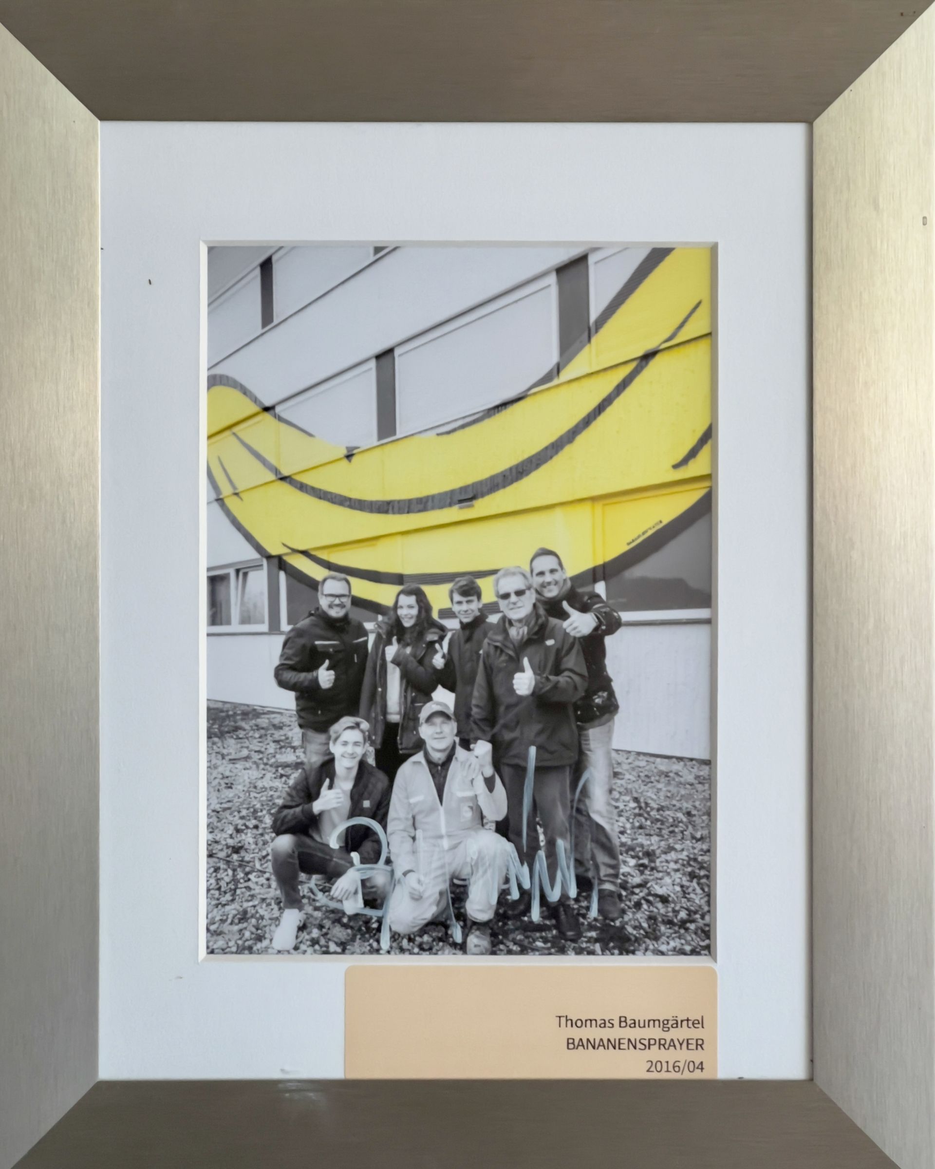 Autogramm Thomas Baumgärtel - Bananensprayer