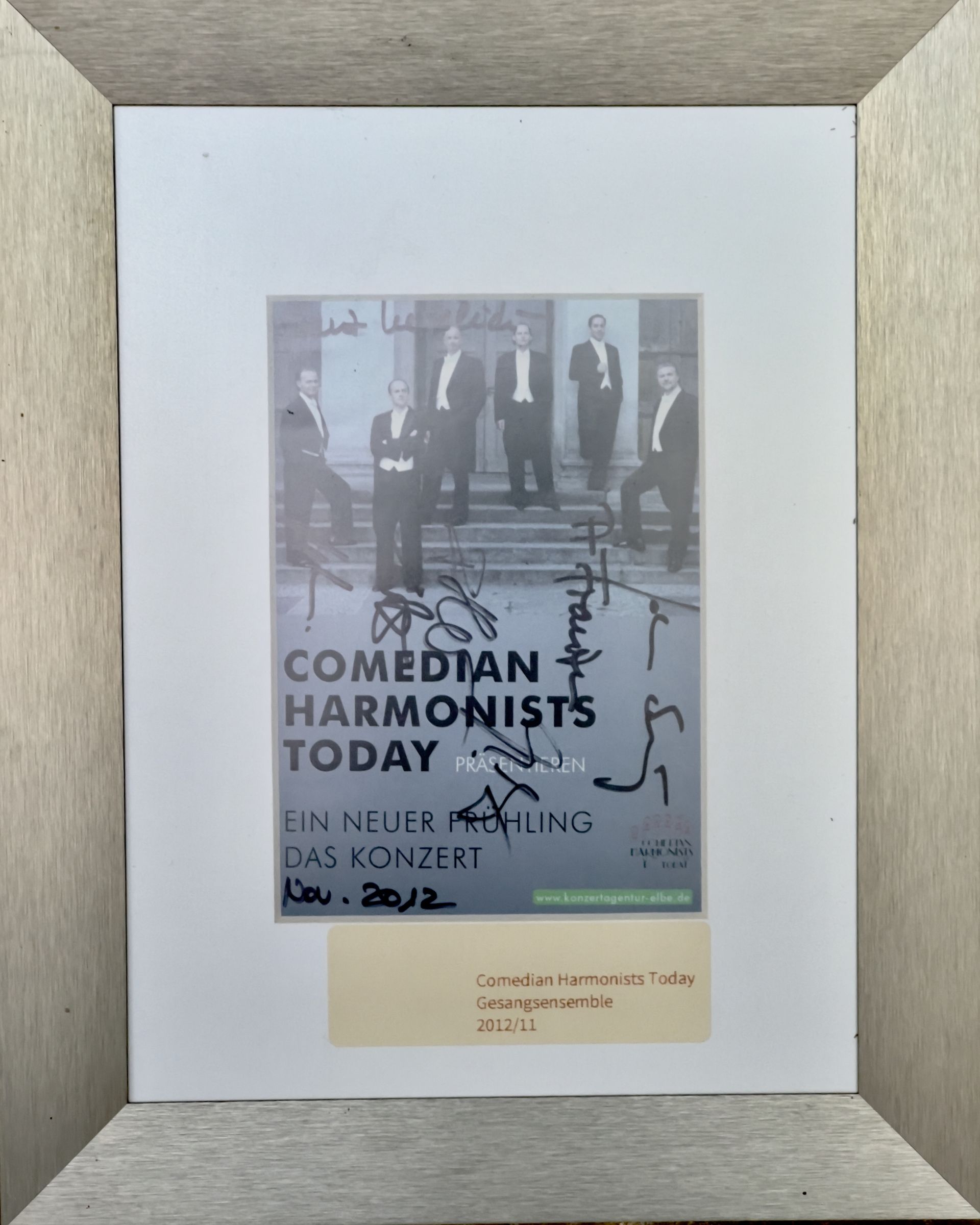 Autogramm Comedian Harmonists Today