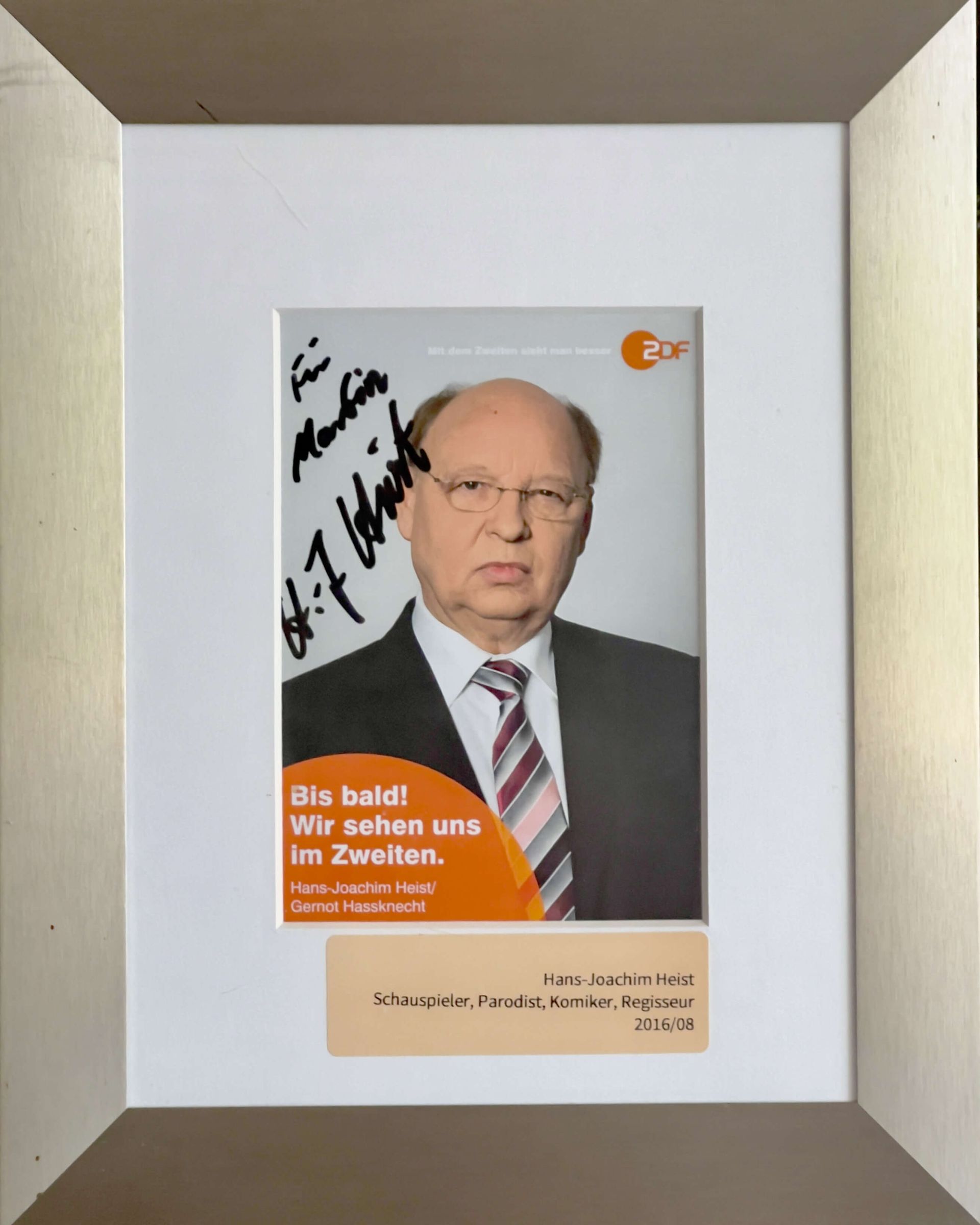 Autogramm Hans-Joachim Heist