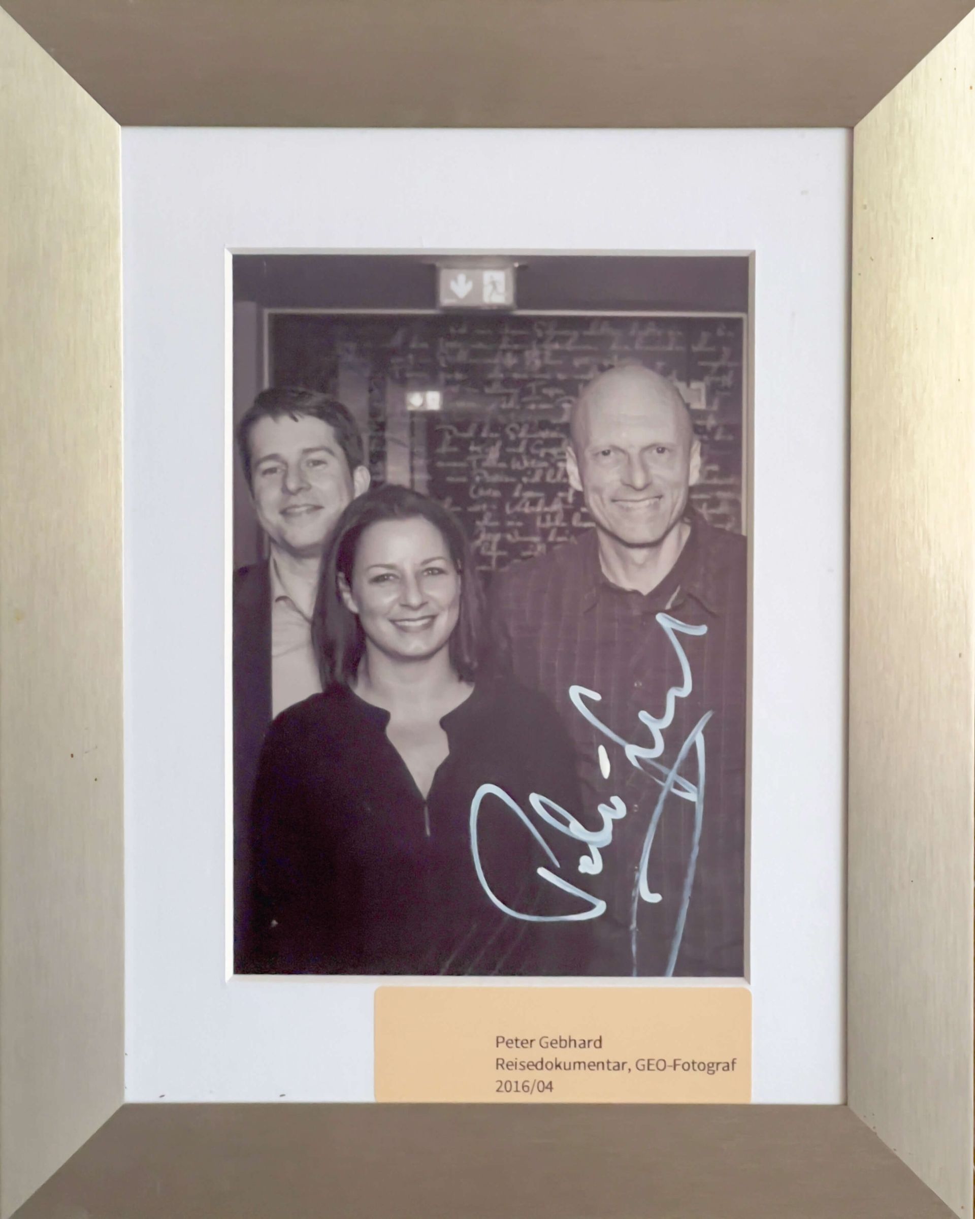 Autogramm Peter Gebhard