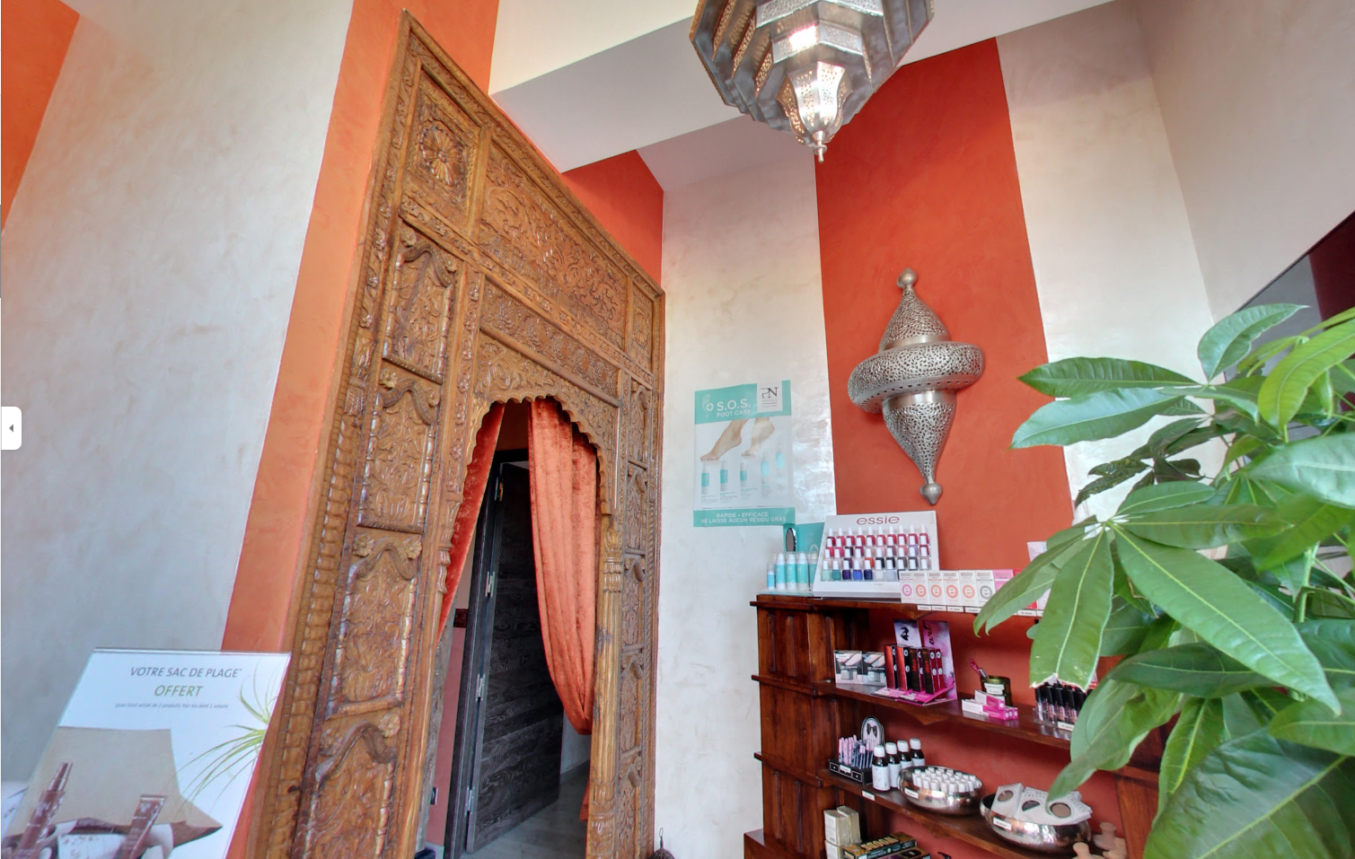 Entrée institut beauté