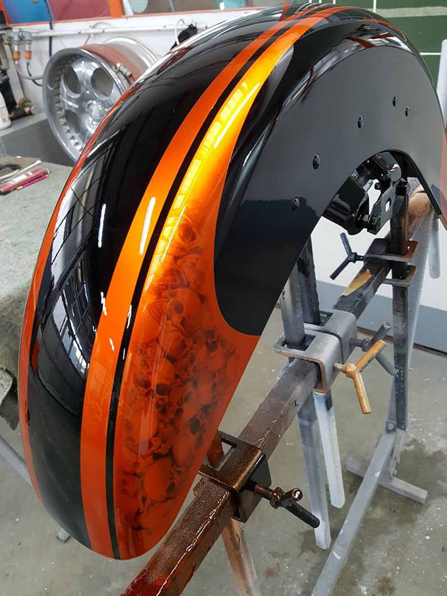 Wassertransferdruck Schutzblech - Gundeli AG