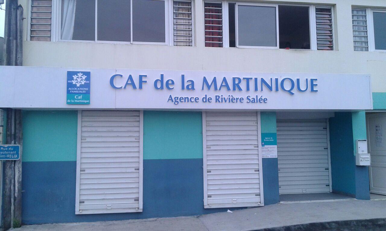 Enseigne de la CAF Martinique