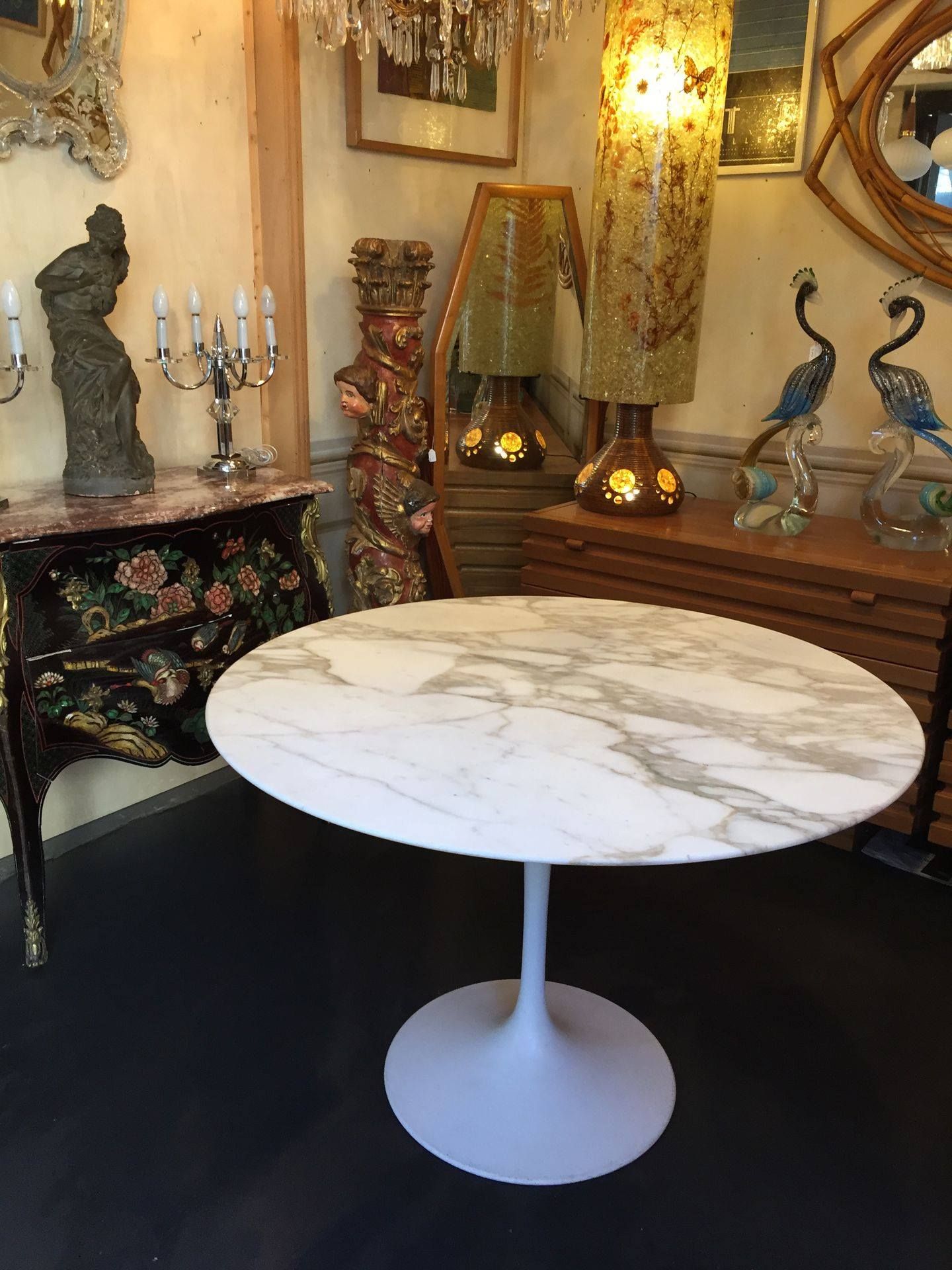 Table en marbre du XXe