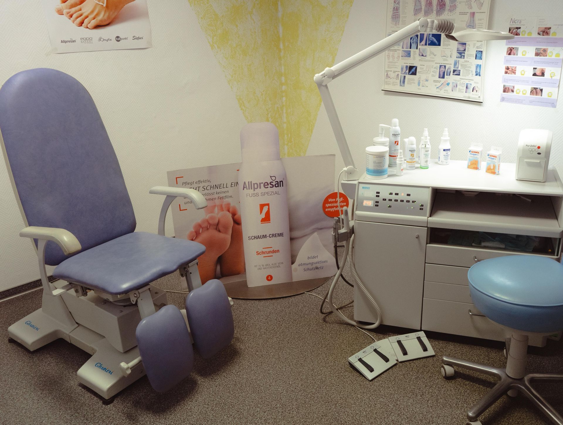 Behandlungszimmer Podologische Praxis Kaup