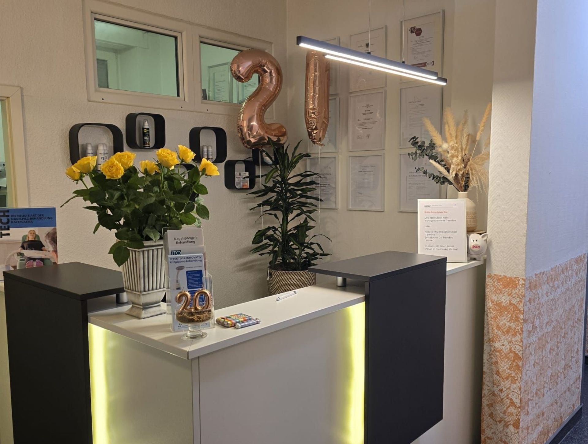 Empfang Podologische Praxis Kaup