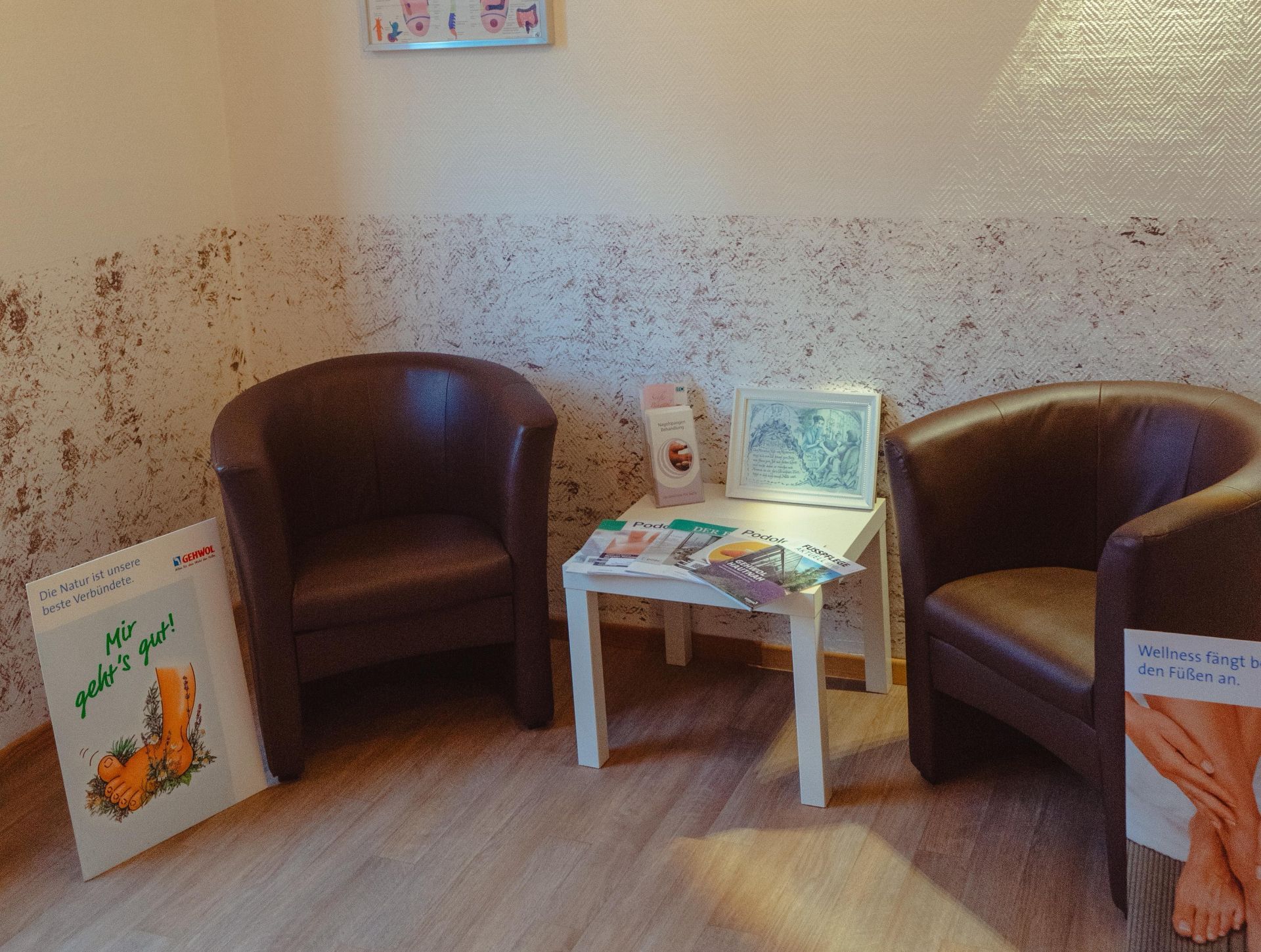 Warteraum Podologische Praxis Kaup