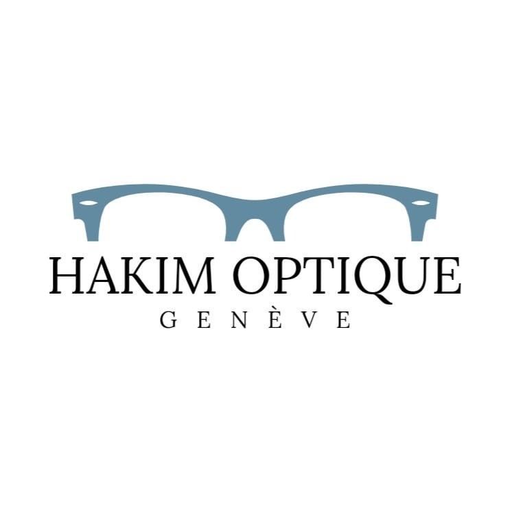 Le logo de hakim optique geneve est une paire de lunettes.