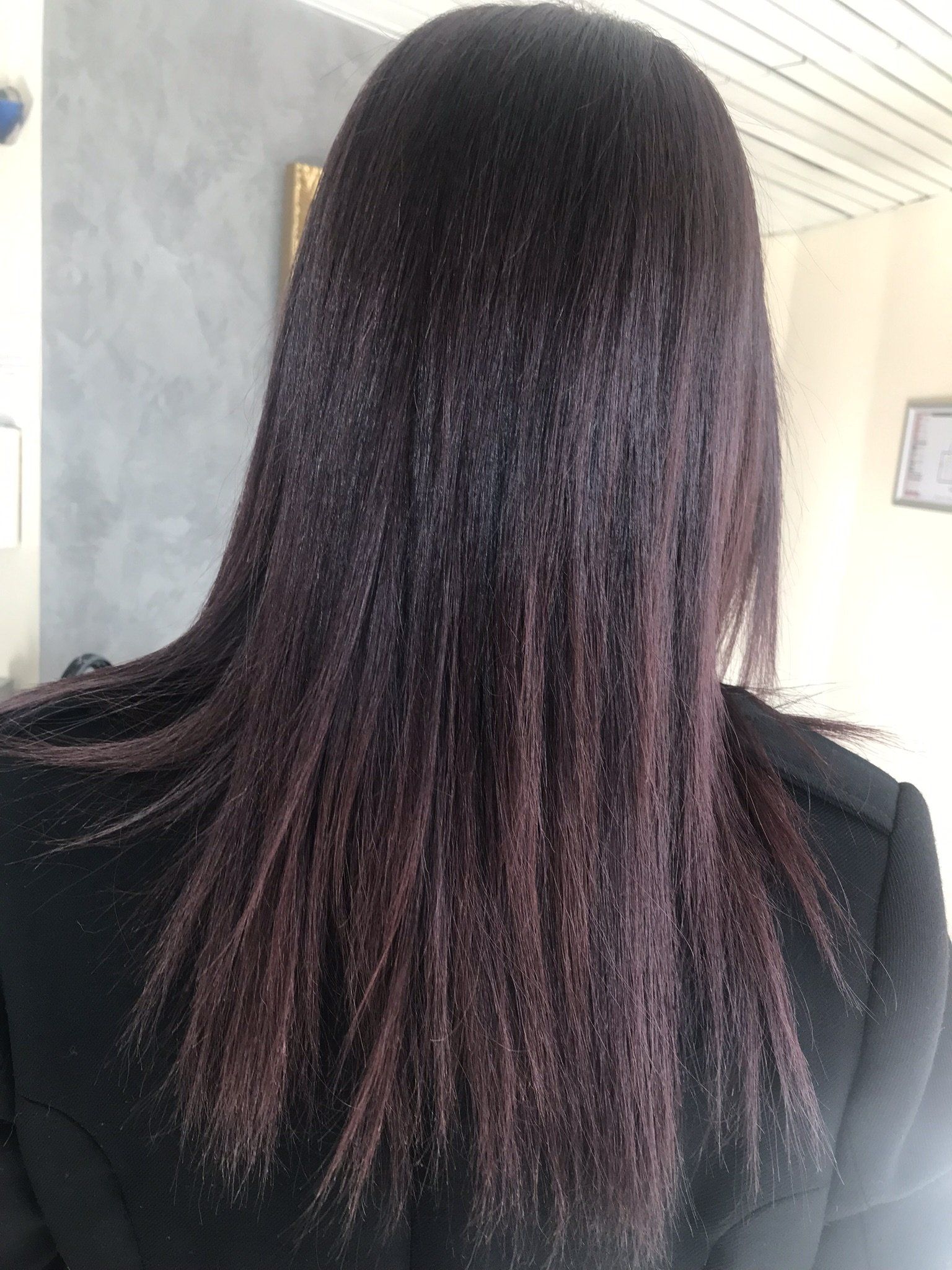 Coloration sur cheveux longs