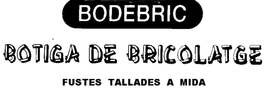 Logotipo de BODEBRIC: texto negro sobre fondo blanco. 
