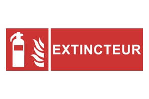Panneau extincteur