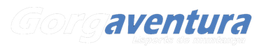 Logotipo azul y blanco de “Gons aventura” sobre un fondo claro