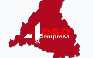 Un mapa rojo con la palabra empresa en él.