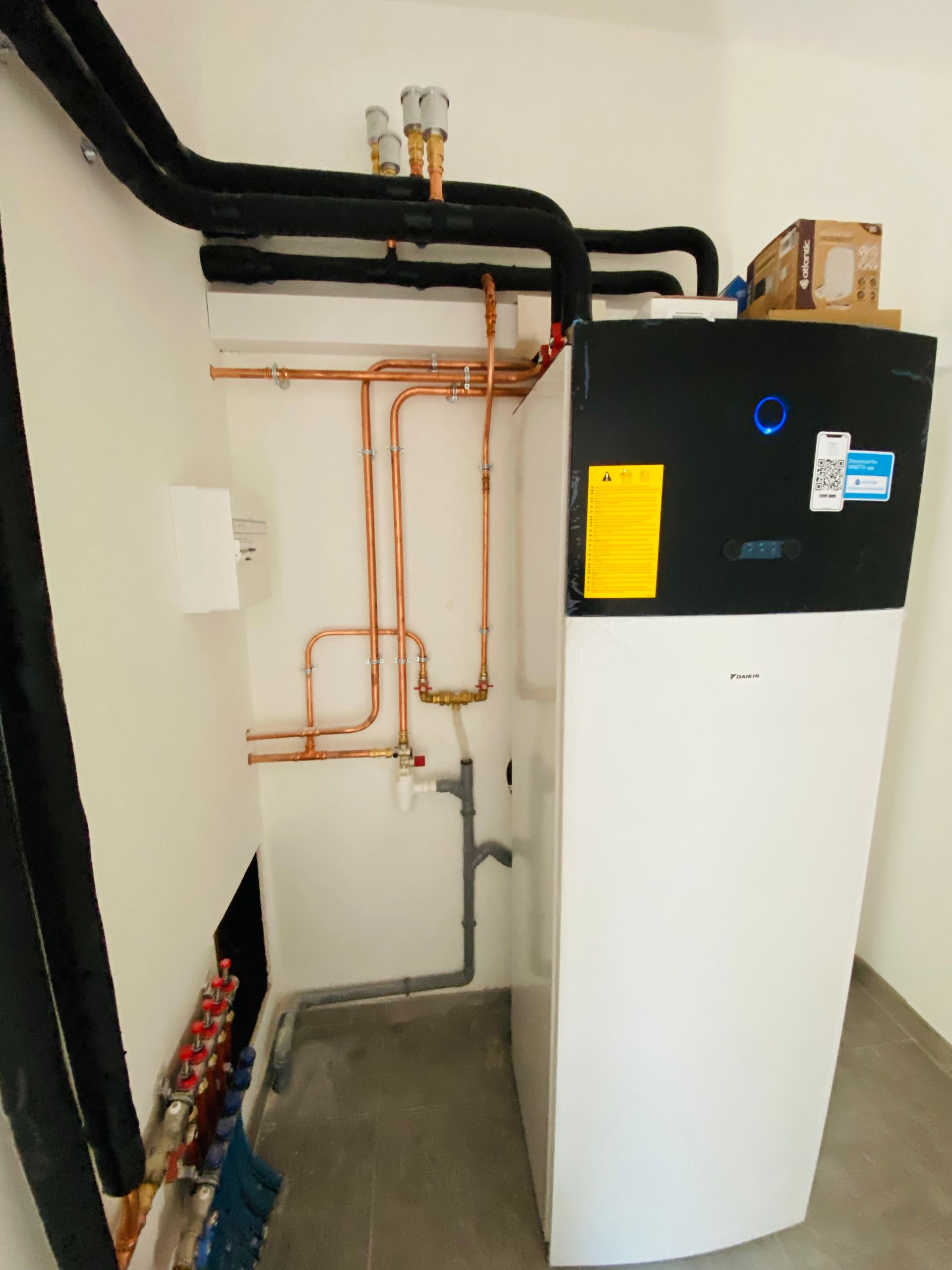 Installation d'un système de chauffage