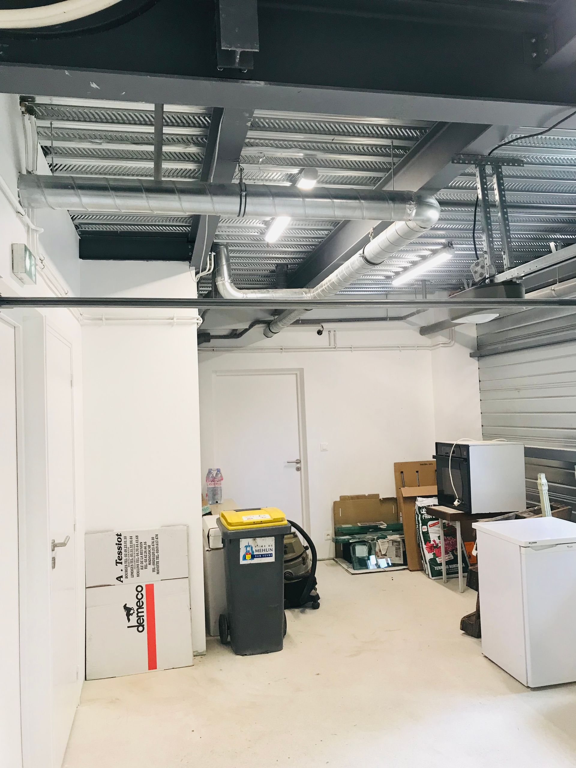 Éclairage  dans un garage