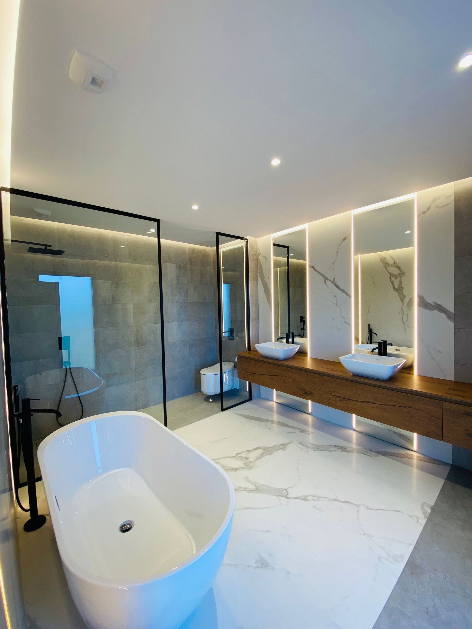 Projet de salle de bains complet