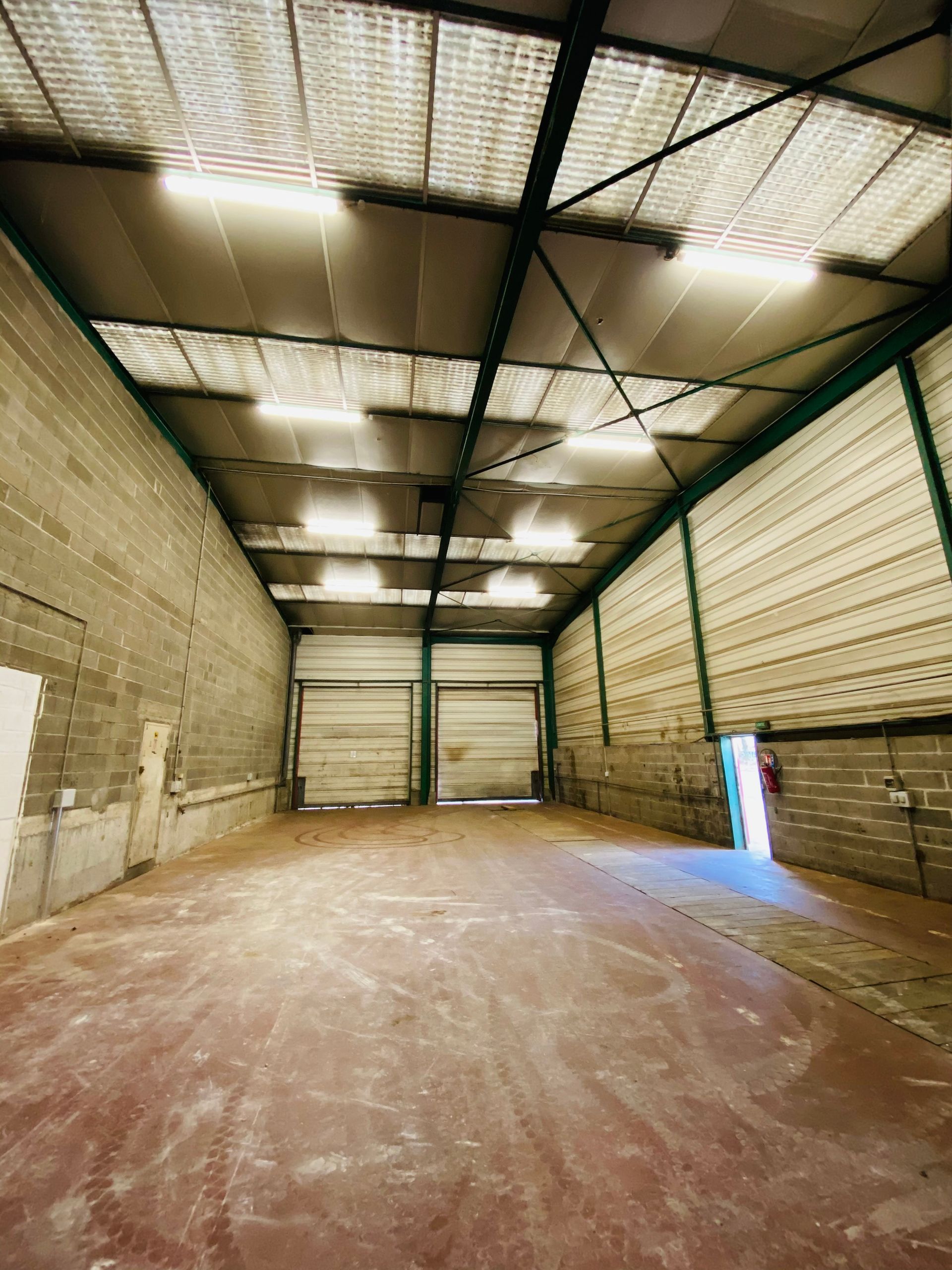 Éclairage dans un garage