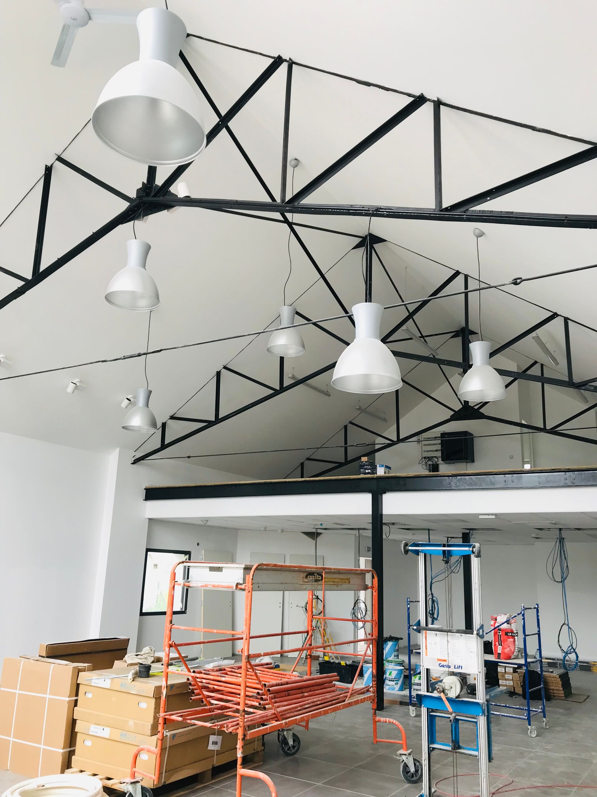 Installations électriques neuves dans une maison