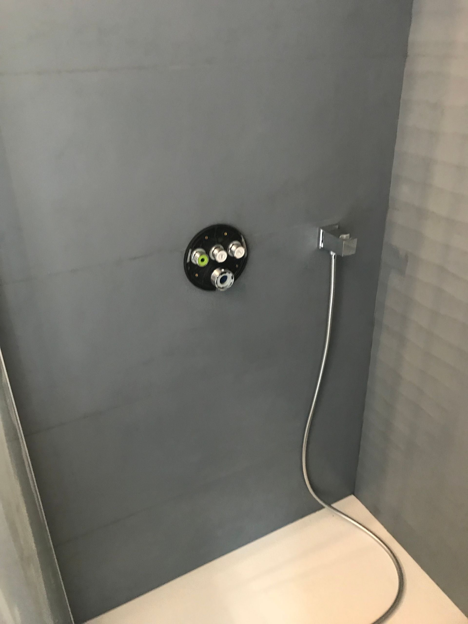 Installation d'une douche