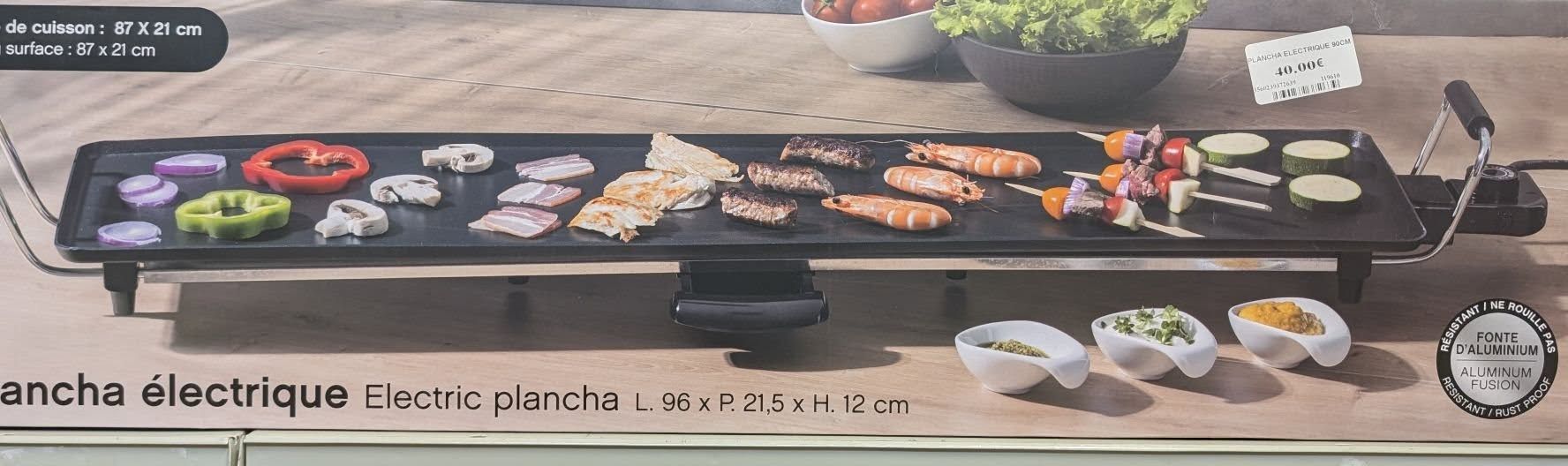 Carton d'une plancha .