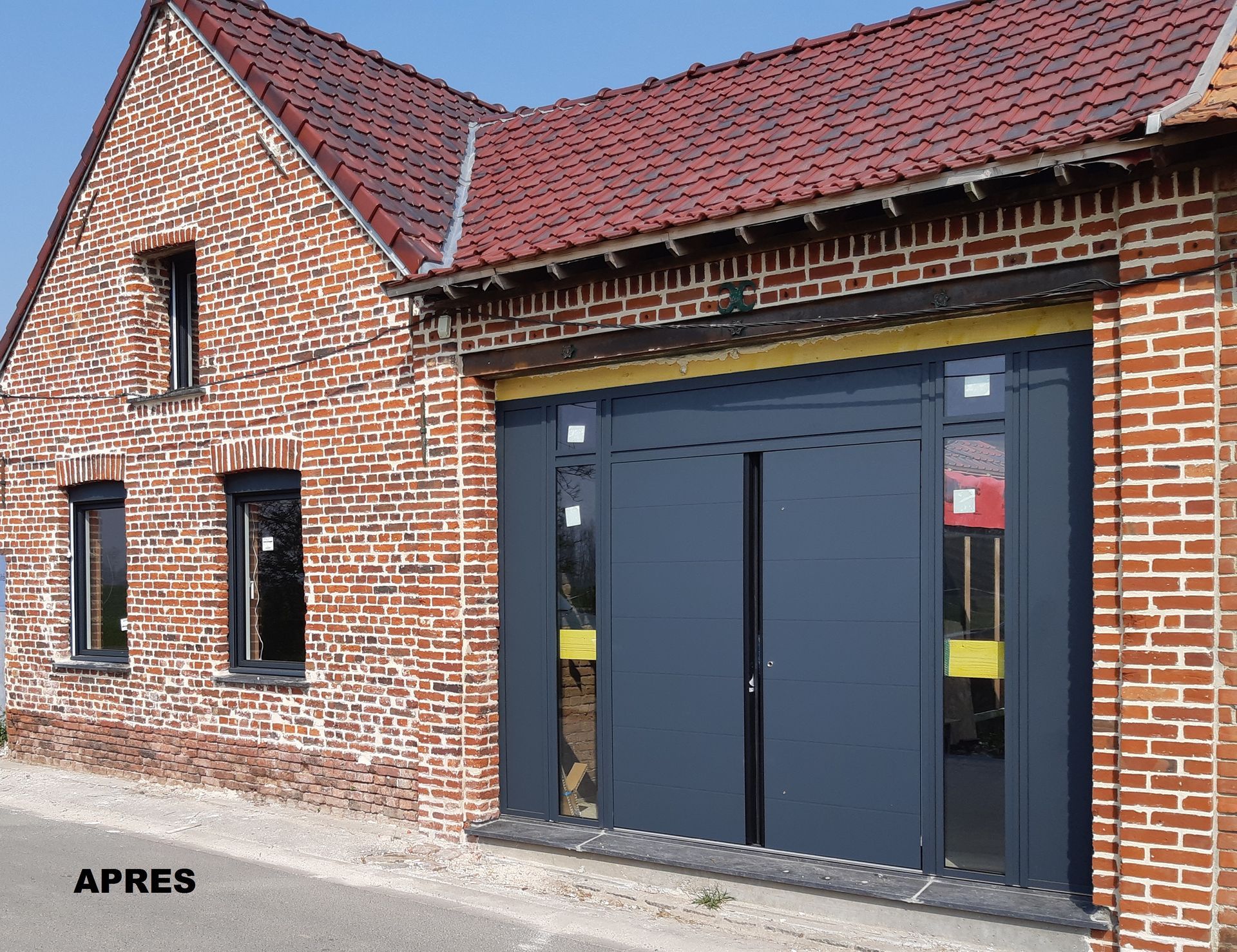 Chantier après rénovation et remplacement de menuiseries