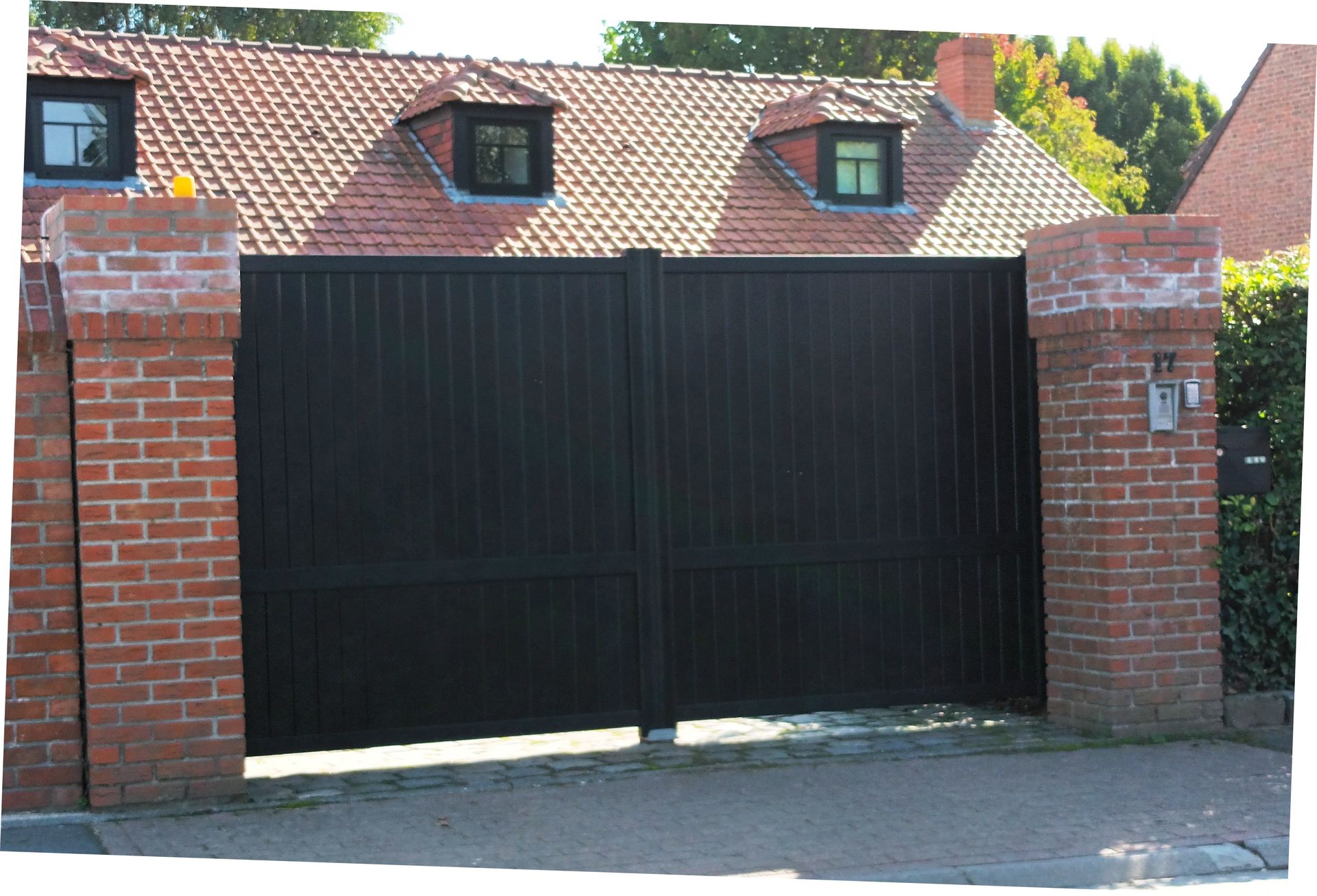 Portail en aluminium