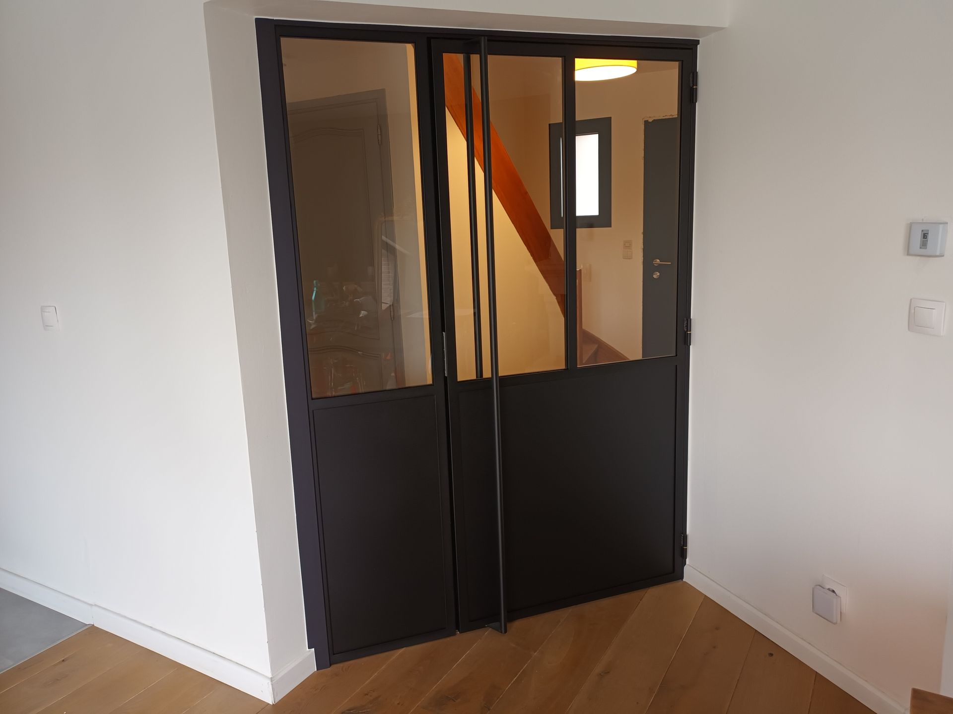 Porte intérieure en aluminium