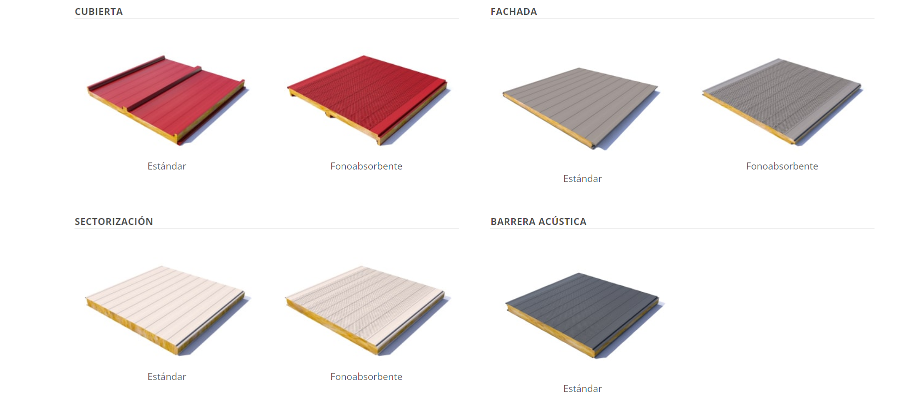 chapas sandwich em stock em diferentes medidas