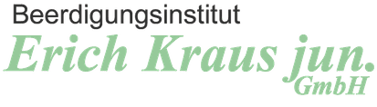 Beerdigungsinstitut Erich Kraus jun. GmbH-logo in Minzgrün